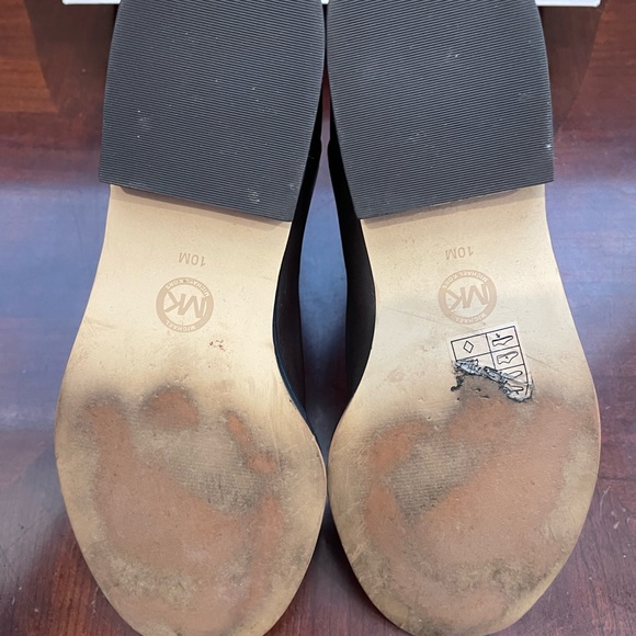 Michael Kors Thea Booties Ankle Boots Dark Chocolate Size 10 in original box - Picture 7 of 11